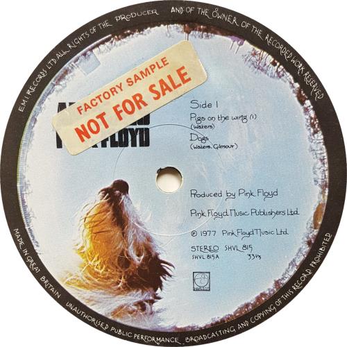 Pink Floyd – Animals – CD (1st Press, Album, Reissue), 1986